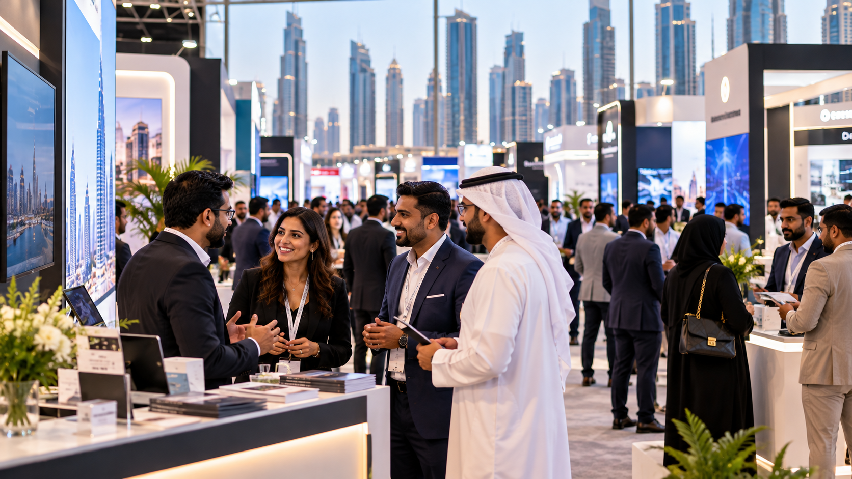 Professional networking at Dubai Expo Hall