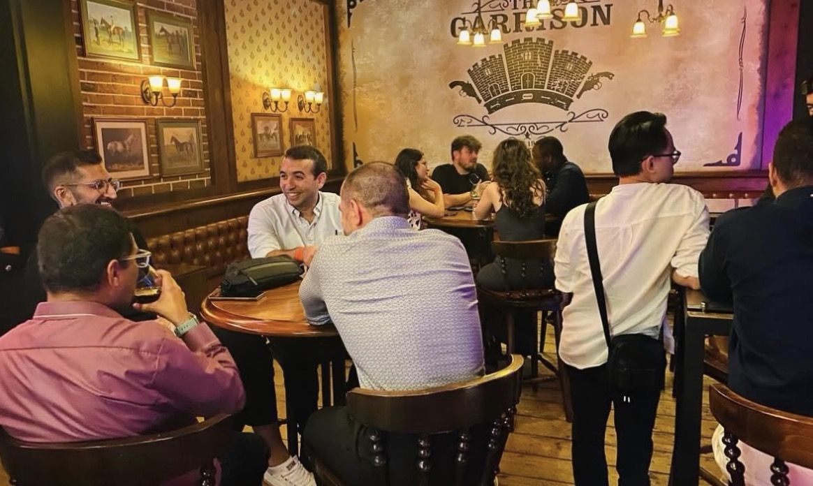 Investors networking lounge